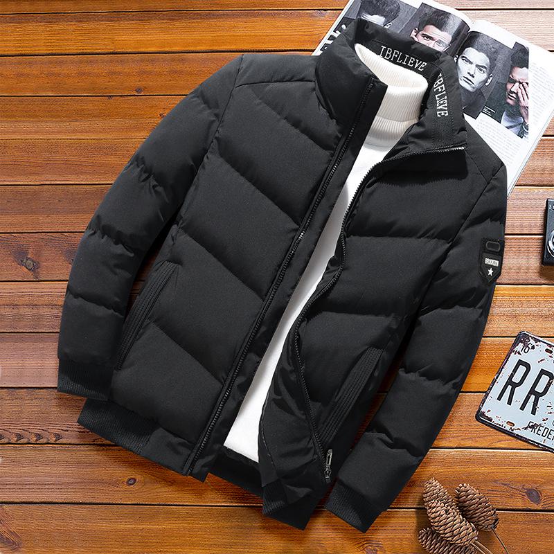 Men's 2025 Trendy Thick Winter Cotton Jacket - Warm, Casual, Plus Size