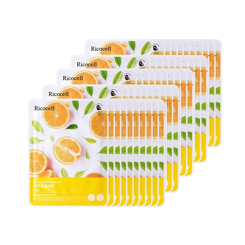 

Витаминная маска Ricocell Nature Recovery, упаковка 23 г, 50 шт., 1 упаковка