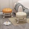 Robust Wooden Round Stool: Comfort - Focused Design, Perfect for Living Room, Kids' Playrooms & Everyday Use