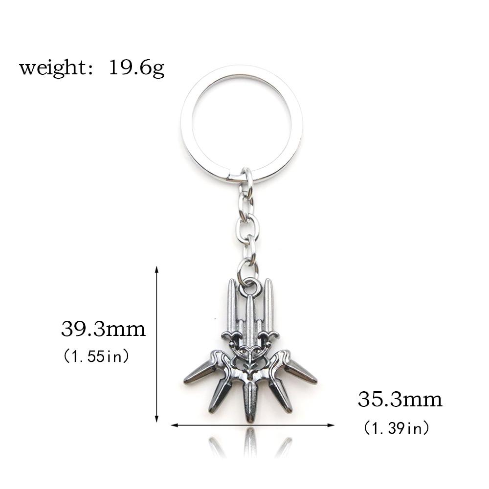 Game NieR Automata YoRHa Keychain Pendant No. 2B Beastlord Sword Oddity Emil Metal Box Necklace Cosplay Props Fans Gift Jewelry