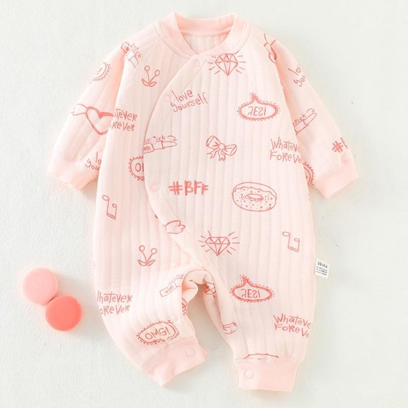 Baby Cotton Snowsuit With 3layer Warmth For Newborns And Infants