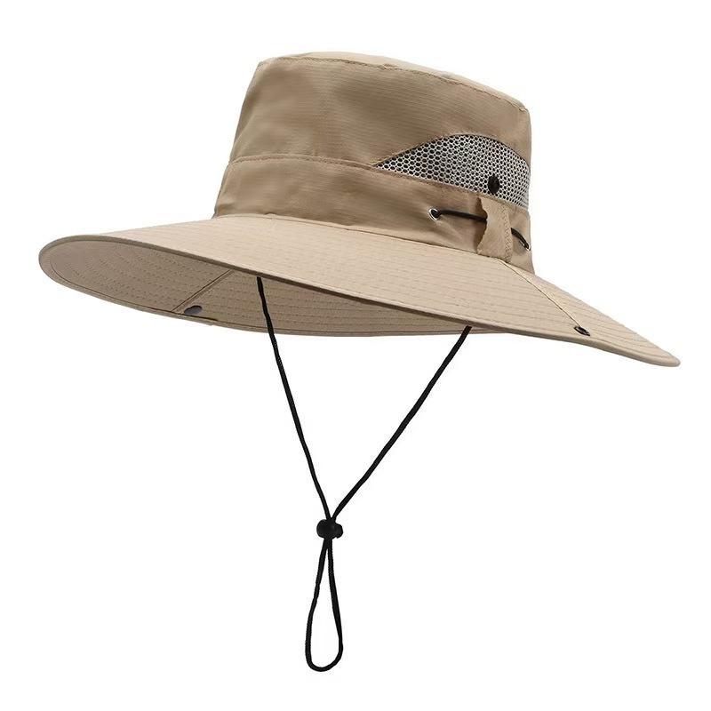 Summer Outdoor Sun Protection Hat For Women Men Hiking Fishing Sunscreen Cap Large Brim Breathable Quick Drying Fisherman Hat
