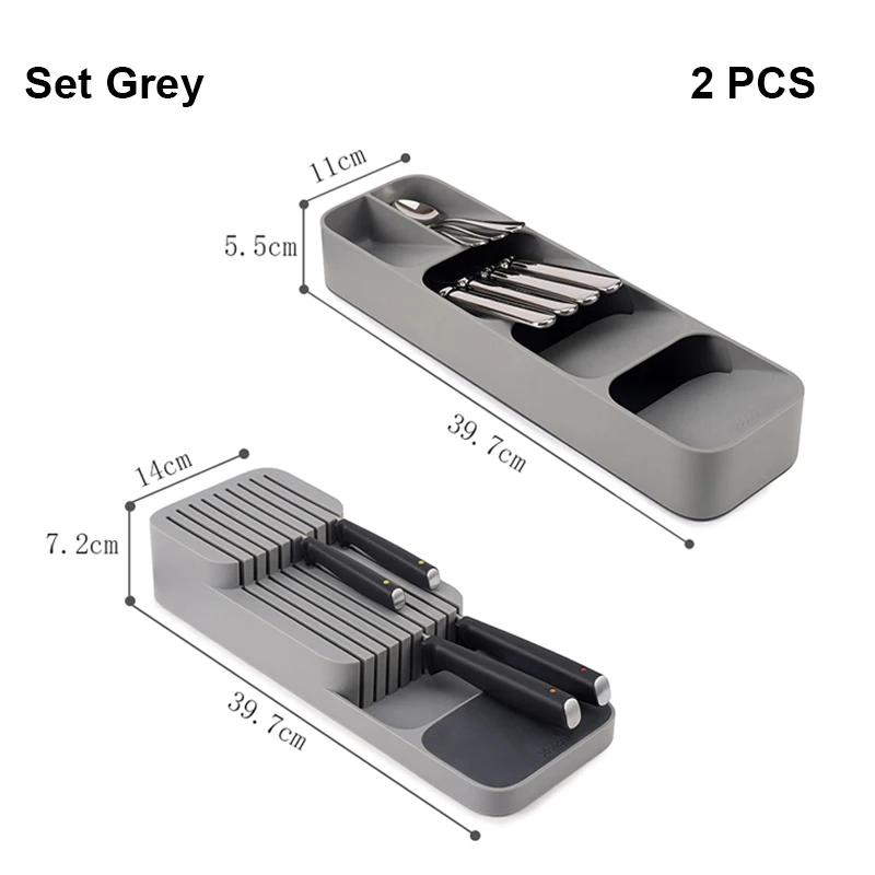Kökslåda Kniv Och Gaffel Partition Förvaringslåda Bricka Bestick Skedlåda Soppsked Ätpinnar Separation Hushållshylla
