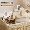Food Sealing Clip Anti-slip Handle Moisture Resistant Smooth Round Design Resealable Bag Sealing Clamp