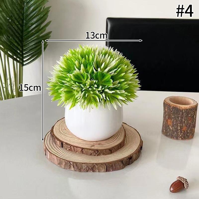 Artificial Plant with Plastic Pot Mini Bonsai Potted Plant Small Tree Simulation Pot Plants for Home Office Bedroom Decor