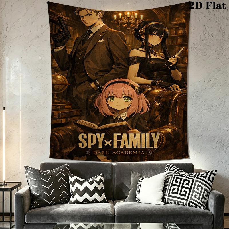 Anime Characters Tapestry Vibrant Wall Decor Tapestry Fashion Print Wallmounted Christmas Gift Background Cloth Soft