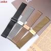 0.6MM Mesh Watch Strap for Seiko for DW Steel Milanese Loop Bracelet 18mm 20mm 22mm Universal WatchBand for Samsung Huawei Watch
