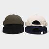 Unisex Solid Color Retro Cotton Melon Cap – Spring/Summer Street Trend