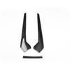11th Generation Civic Rear Cup Holder with Carbon Fiber Pattern Black Navigation Panel Is Used for Car Interior Decoration
