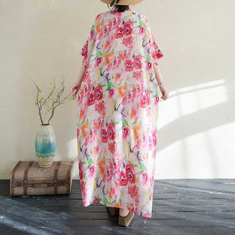 Summer V-neck Long Dress