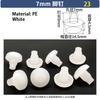 T-Shaped Stopper PVC PE Plastic Stopper Furniture Table Chair Leg Foot Bottom Anti Slip Foot Pad Sealing Cap Transparent Plug