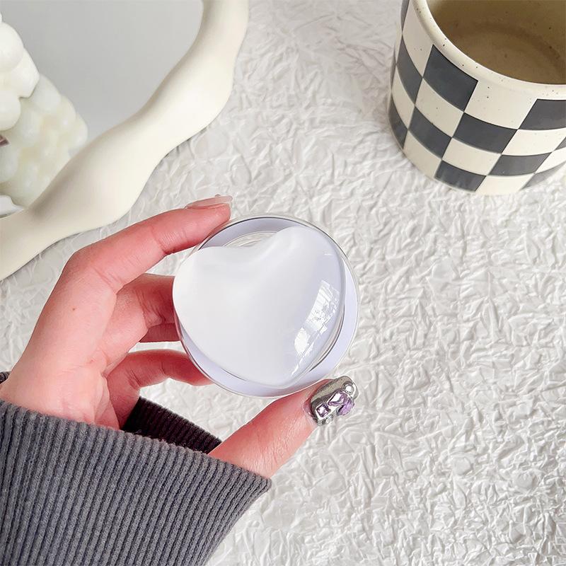 

Симпатичный стеклянный держатель для телефона с магнитным сердечком, карман для гнезда, поддержка Magsafe IPhone Mac Safe, расширяющая подставка для кольца красный