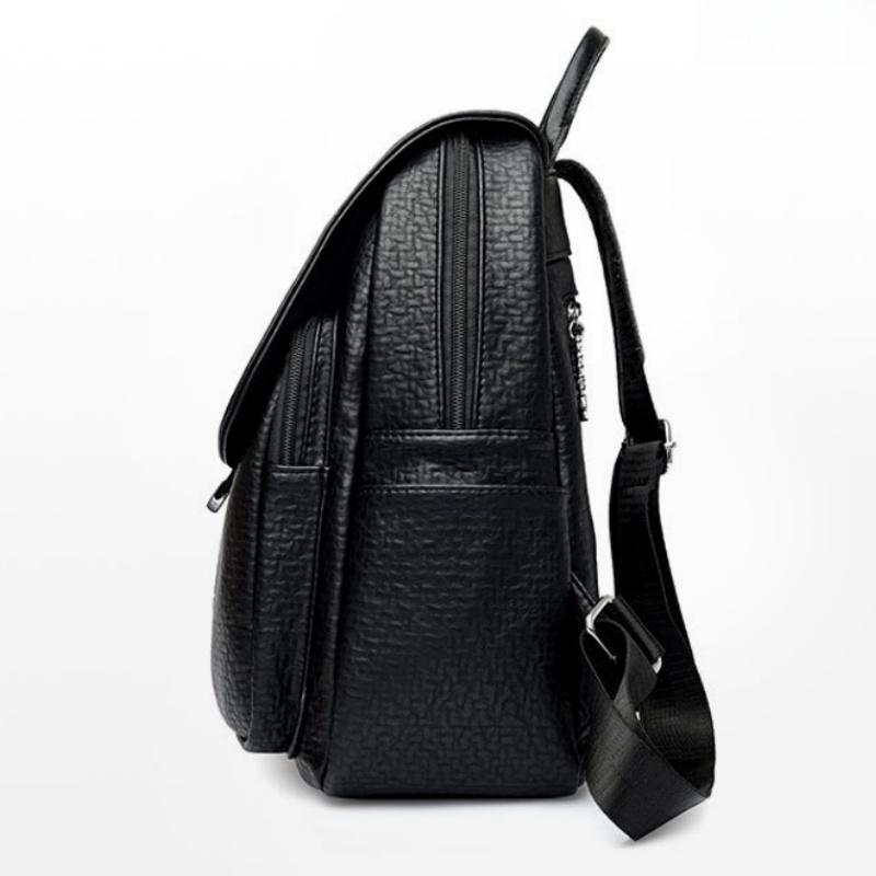 Fashion Personality Elephant Hot Stamping Women's Backpack Ethnic Style Versatile Anti-theft Handbag Trendy Rivet Outdoor Travel Shopping Shoulder Bag