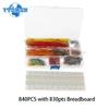 Breadboard Jumper Cable Wire Kit MB102 400 830 Tie Breadboard 14 Different Lengths Jumper Solderless PCB Bread Board DIY Kits