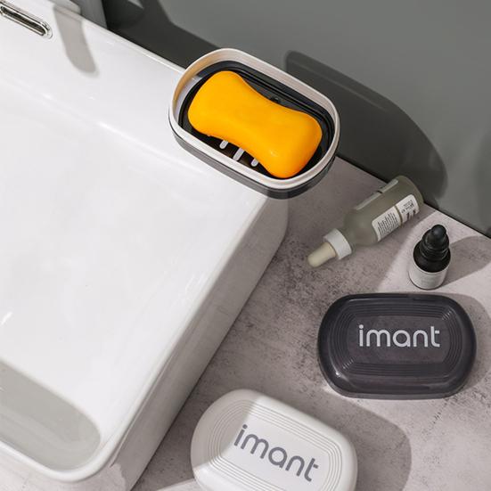 Reiseseifenkiste, verdickte Drainage-Wasserauffangschale, tragbare, leichte Seifenschale für Zuhause und Hotel, Sockenschale für den Außenbereich, Aufbewahrungskoffer für Badezimmerseife