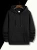 Oriental Auspicious Dragon And Fearless Character Graphic Men Hip Hop Athletic Hoodie Retro Chinese Style Daily Long Sleeve Loose Pullover