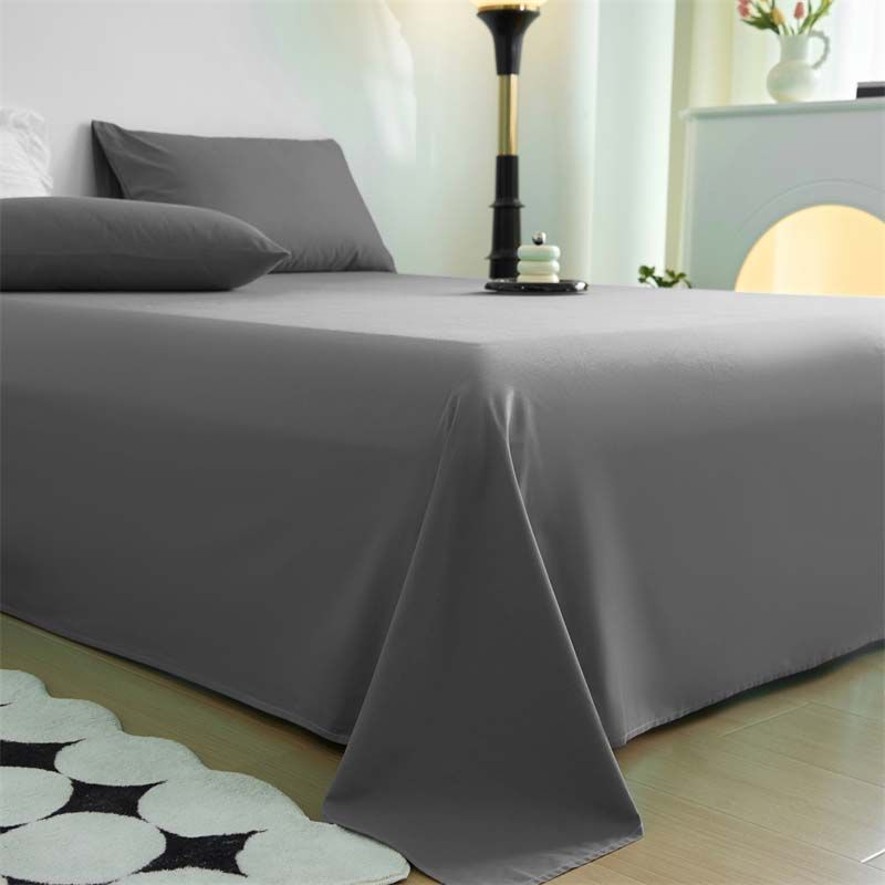 New Ins Minimalist Bed Sheet, Skin-friendly Anti-pilling Bedding for Home & Dormitory, Single Double Size