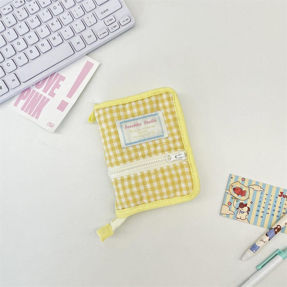

Multipurpose Plaid Diary Book Shell Page Dividers Diary Protective Cover Writing жёлтый