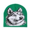 Temu Autumn and Winter Pullover Hat Student Ear Protection Cold Hat Wolf Head Animal Knitted Hat