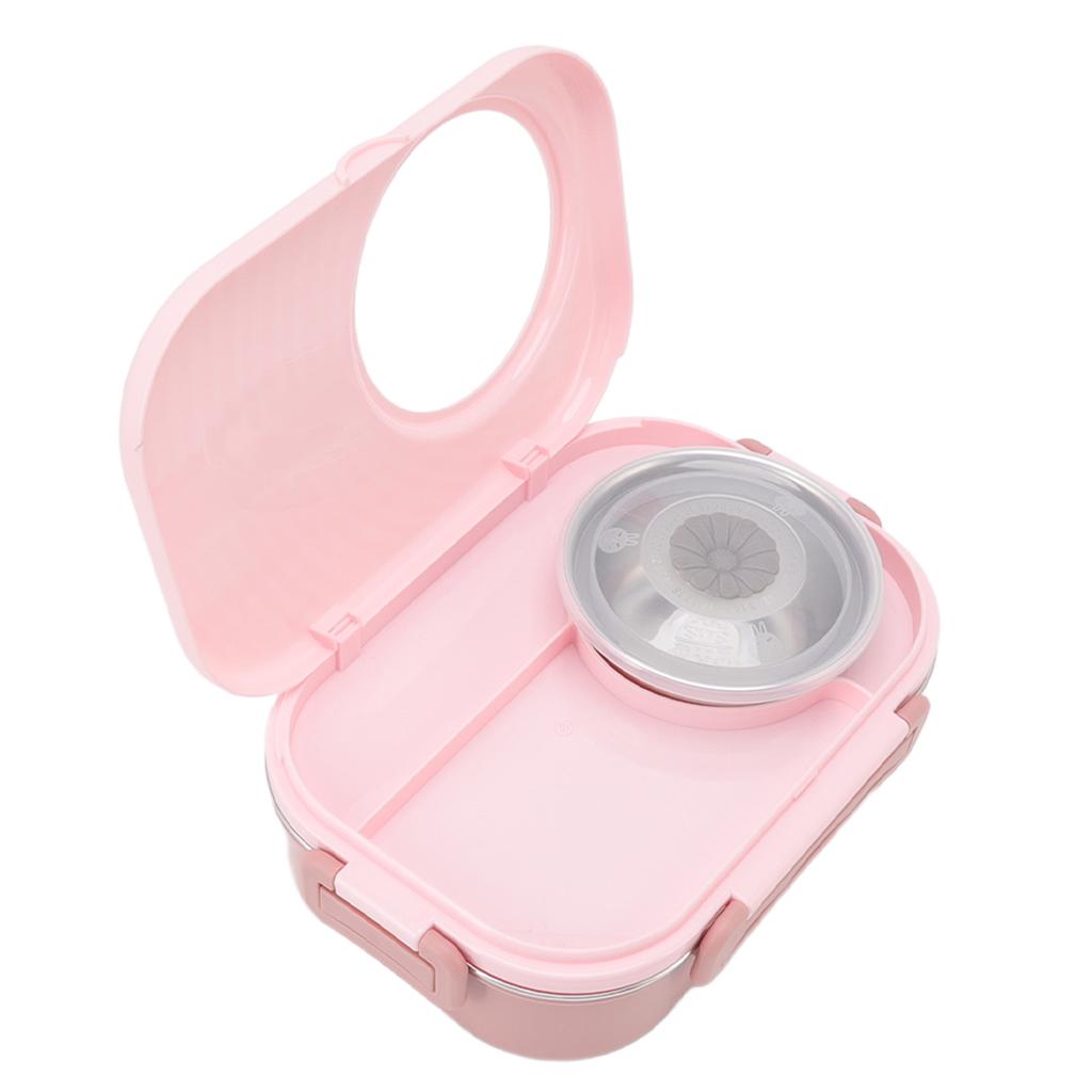 1450ml Bento Lunchbox Edelstahl Fach Thermische Bento Box Doppelschichtige Bento Behälter