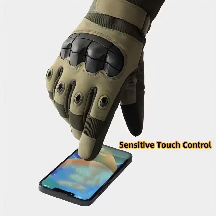 1Pair Winter Motorcycle Gloves Touchscreen Outdoor Hunting Protection Mountaineering Skiing Full Finger Gloves