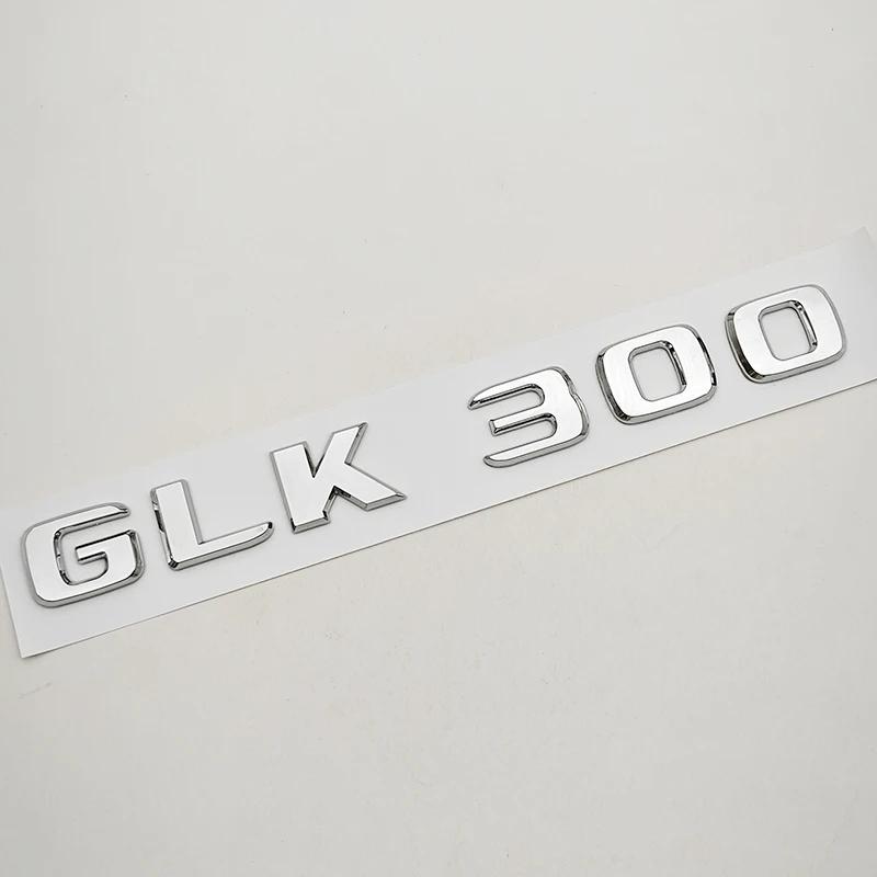 ABS Car Sticker Logo GLK220 GLK300 GLK350 Rear Trunk Letters Badge Emblem For Mercedes Benz GLK Series GLK220 GLK300 GLK350