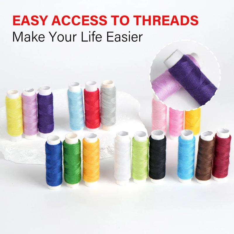 Sewing Kits DIY Multi-Function Sewing Box Set For Hand Quilting Stitching Embroidery Thread Sewing Accessories 10/67/86Pcs-Set Sewing Tools Kits