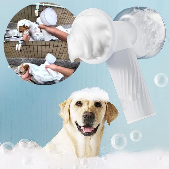 Automatic Pet Bubble Brush Bath Foamer Soothing Massage Easy Fast Clean Bathing Experience