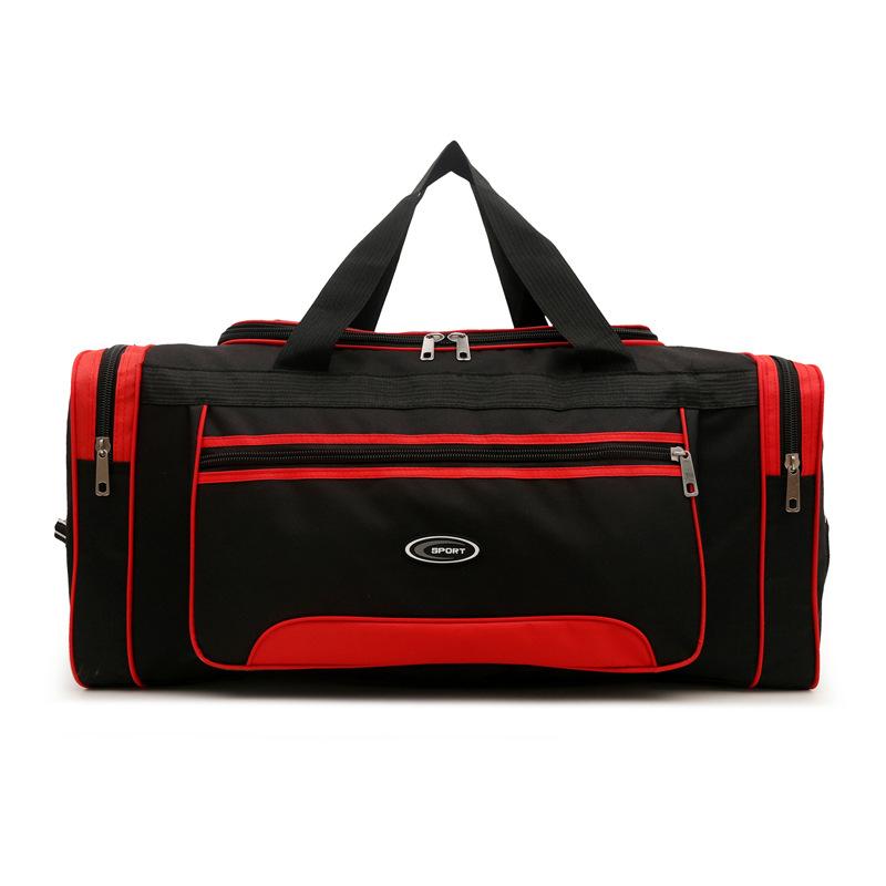 Portable leisure travel bag Large capacity travel large luggage Men s luggage can be красный