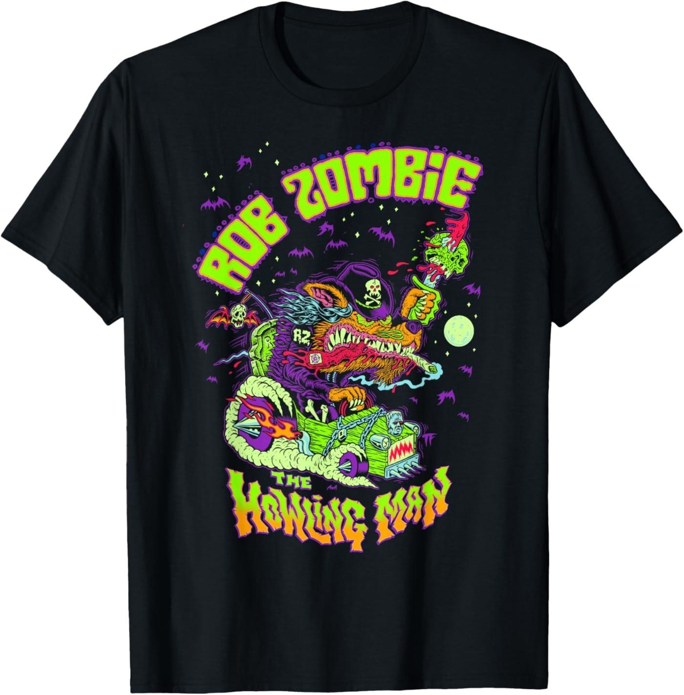 Rob Zombie Big Howling T-Shirt S разноцветный