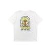 Vans Cartoon Fun Letter Print Crew Neck Short Sleeve T-Shirt Men Tops White VN0A7PZGWHT