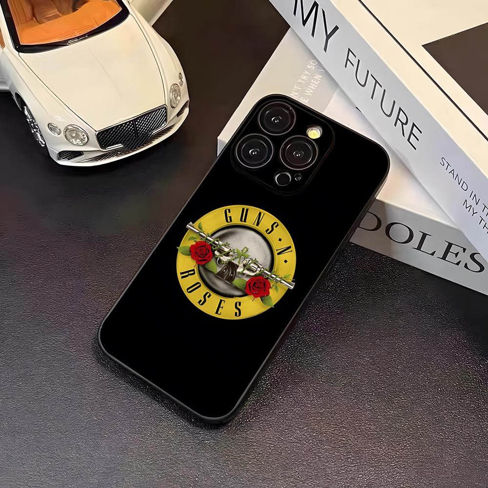 Band G-Guns N Roses Phone Case For 16 Pro Max Iphone 17 Pro Max 14 15 Plus 12 13 11 Pro Xr X Xs SE Back Cover