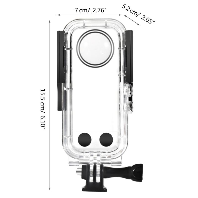 40m Waterproof Case Original Accessories For Insta 360 ONE X3 Aciton Camera Dive Case Cover