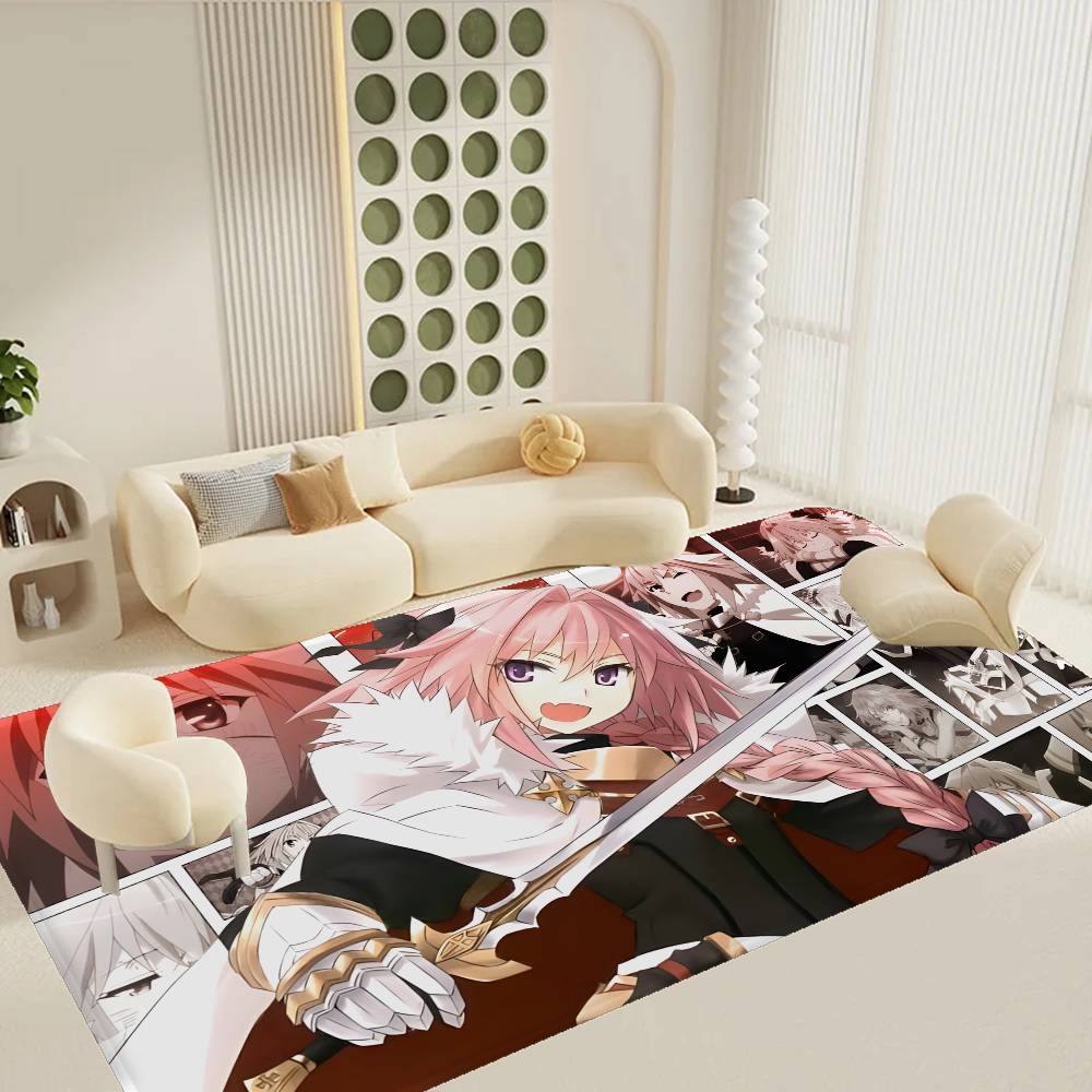 Astolfo Anime Girl Anime Hallway Carpet Washable Non-Slip Living Room Sofa Chairs Area Mat Kitchen Doormat Area Rug