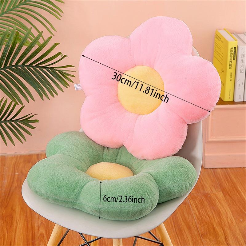 30cm Gefülltes Fünfblatt-Blumenkissen Mädchenzimmer Deko Sonnenblumenkissen Erkerfenster Rosa Blume Sitz Schlafzimmer Sitzkissen