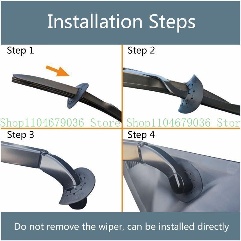 652F 2PCS Car Windshield Wiper Arm Bottom Hole Protective Cover Silicone for Prevent Debris Falling Into Vehicle Accessories