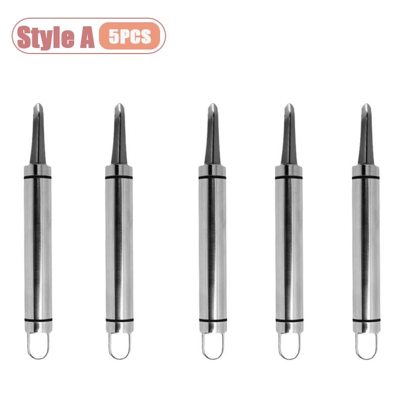 1-20PC Multi Purpose Stainless Steel Shrimp Deveiner Tool for Gutting Fish Chicken Duck Intestine Kitchen Cleaning Gadget Peeler