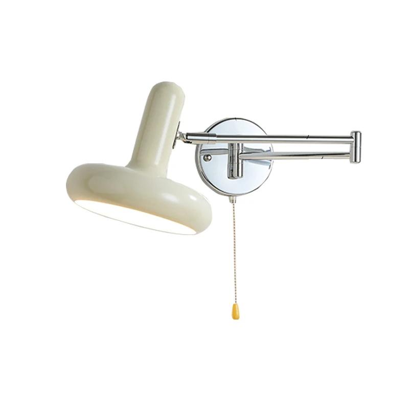 Nordic Modern Retractable Rotatable Swinging Retractable Wall Lamp Bedroom Bedside Lamp Sliding Reading And Working Lamp