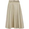 ONLY Women's Elegant Draped A-line Midi Skirt