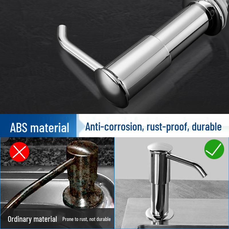 Distributeur de Savon et Détergent de Cuisine Aquarium avec Tube d'Extension