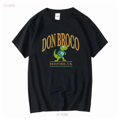 Don Broco Bedford Dinosaur T Shirt Vintage Washed Graphic Breathable Homme Stylish Slightly Streetwear Fashion Unisex