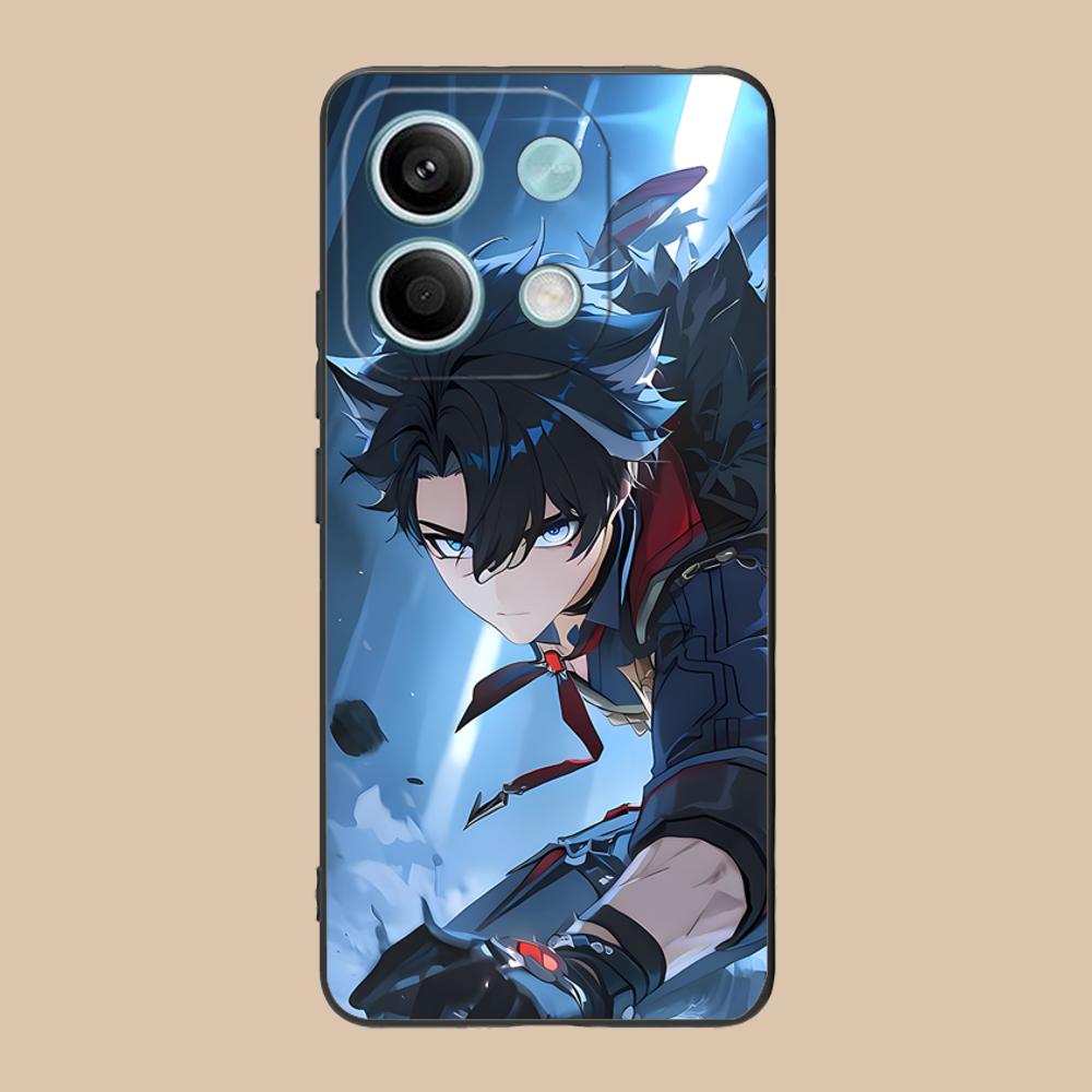 Game GI Wriothesley Matte TPU Mobile Phone Case for POCO M7 M6 M5 M4 M3 X7 X6 X5 X4 X3 Pro GT 5G Colorful Printing Cover