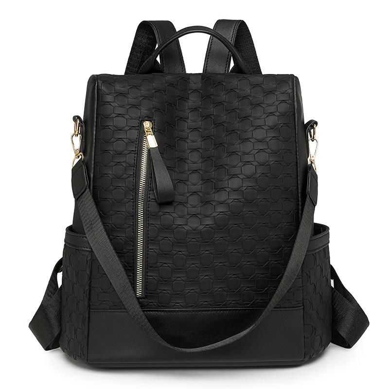 Backpack High-end Women's Bag Chess Board Casual and Versatile Fashion Travel Backpack Single Shoulder Dual-purpose Bag