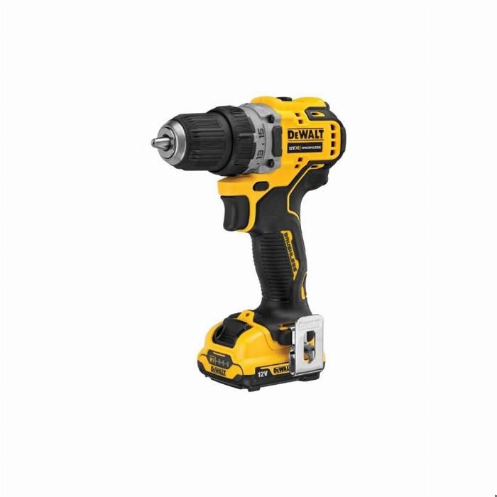 Perceuse Visseuse Sans Fil Dewalt XR 12V 2Ah Li-ion Brushless 57.5 Nm DCD701D2