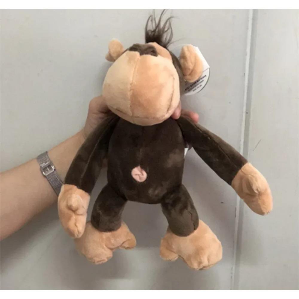 25cm Mignon Animal de la Jungle Peluches Lion Éléphant Girafe Singe Poupée en Peluche Jouets pour Enfants Bébé Enfants Cadeau d'Anniversaire