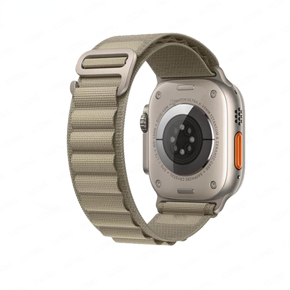 

Ремешок Alpine, нейлоновый ремешок для часов Apple, ремешок для часов 49 мм, 45 мм, 41 мм, 44 мм, 40 мм, 38 мм, 42 мм для Iwatch series 5 SE 6 7 8 9, ультра спортивный ремешок Ultra 49mm