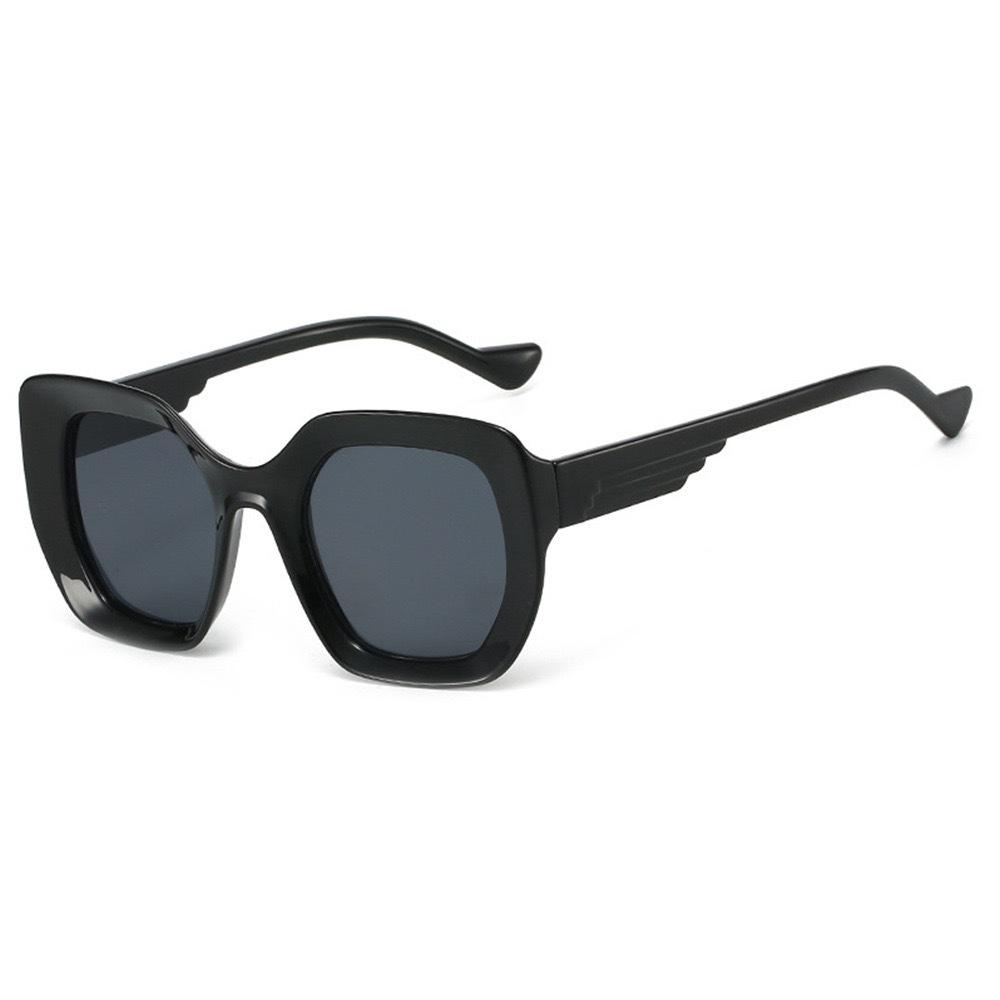 Transparent Color Matching Frame Sunglasses Ins Trendy Personalized Box Sunglasses Men And Women The Same Casual Glasses