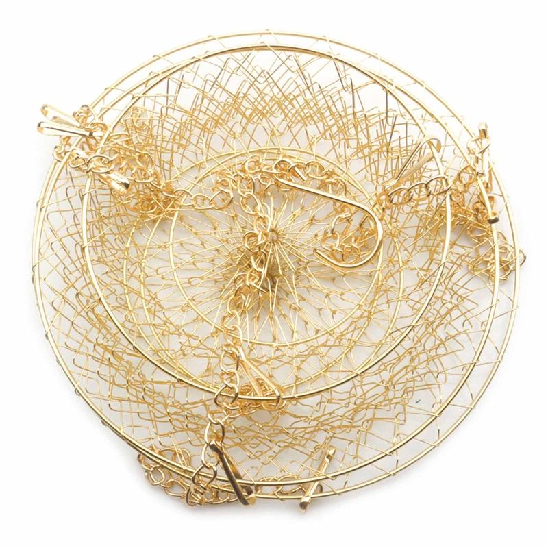 Foldable Flower Basket Exquisite Decoration for Home Dorm Large Capacity Basket