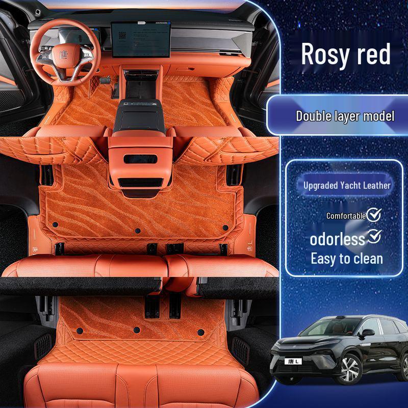 Floor Mats for 25 BYD Tang L Models - Custom-Fit, Modified Interior Mats for Tang L DMI and EV