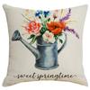 Spring Pillow Case Sofa Waist Pillow Case Garland Truck Light Luxury Home Office Pillow Pillow Case